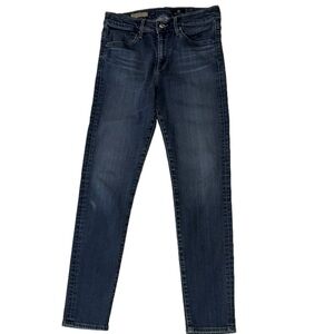 AG high rise Stevie skinny ankle jeans 27